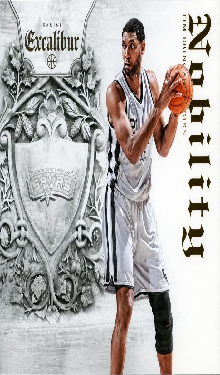2014 Panini Excalibur Tim Duncan [Gold] #12 card