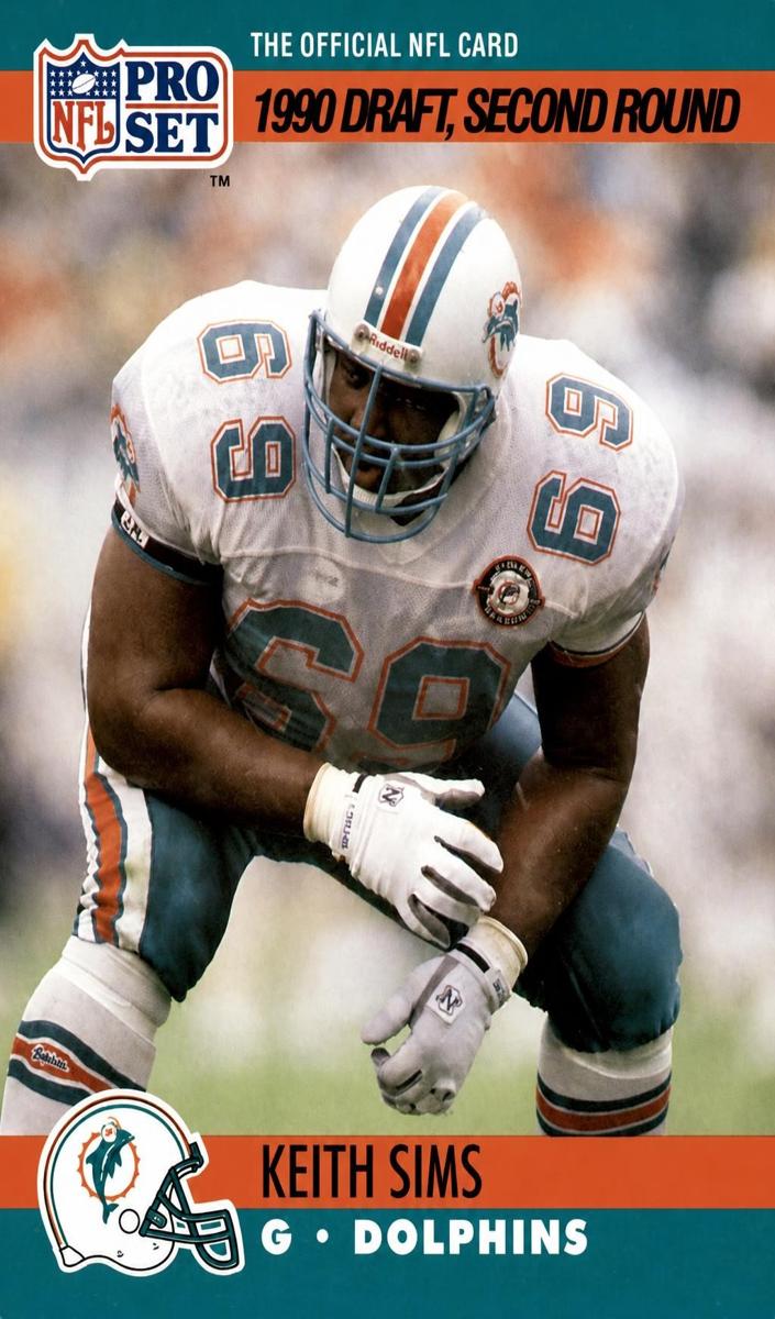 1990 Keith Sims #708