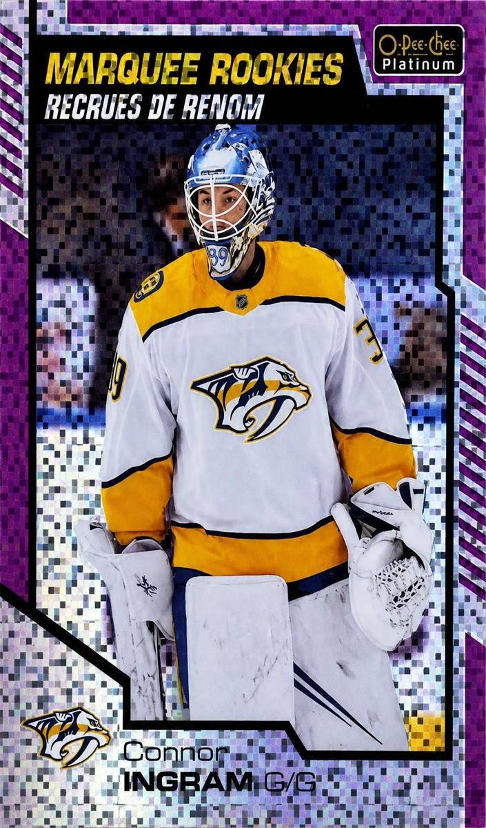 2020 O-Pee-Chee Platinum Connor Ingram [Violet Pixels] #180 card