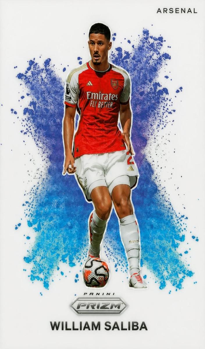 2023 Panini Prizm Premier League William Saliba #5 card