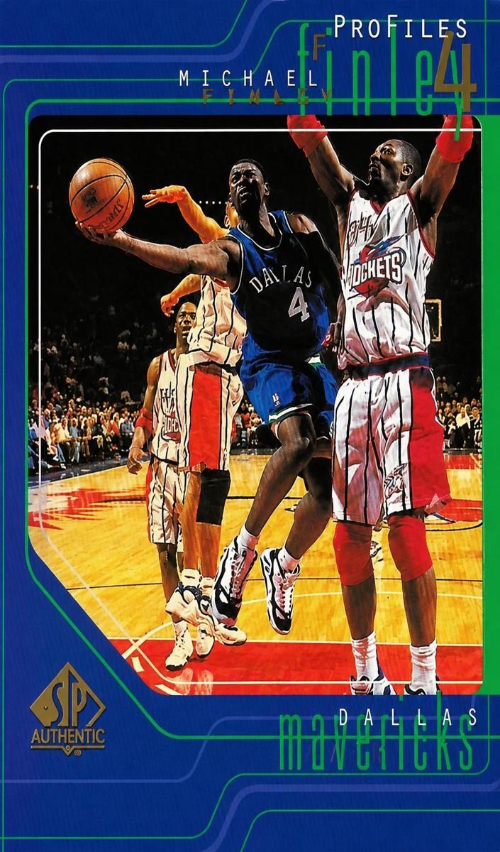 1997 SP Authentic Michael Finley #P15 card