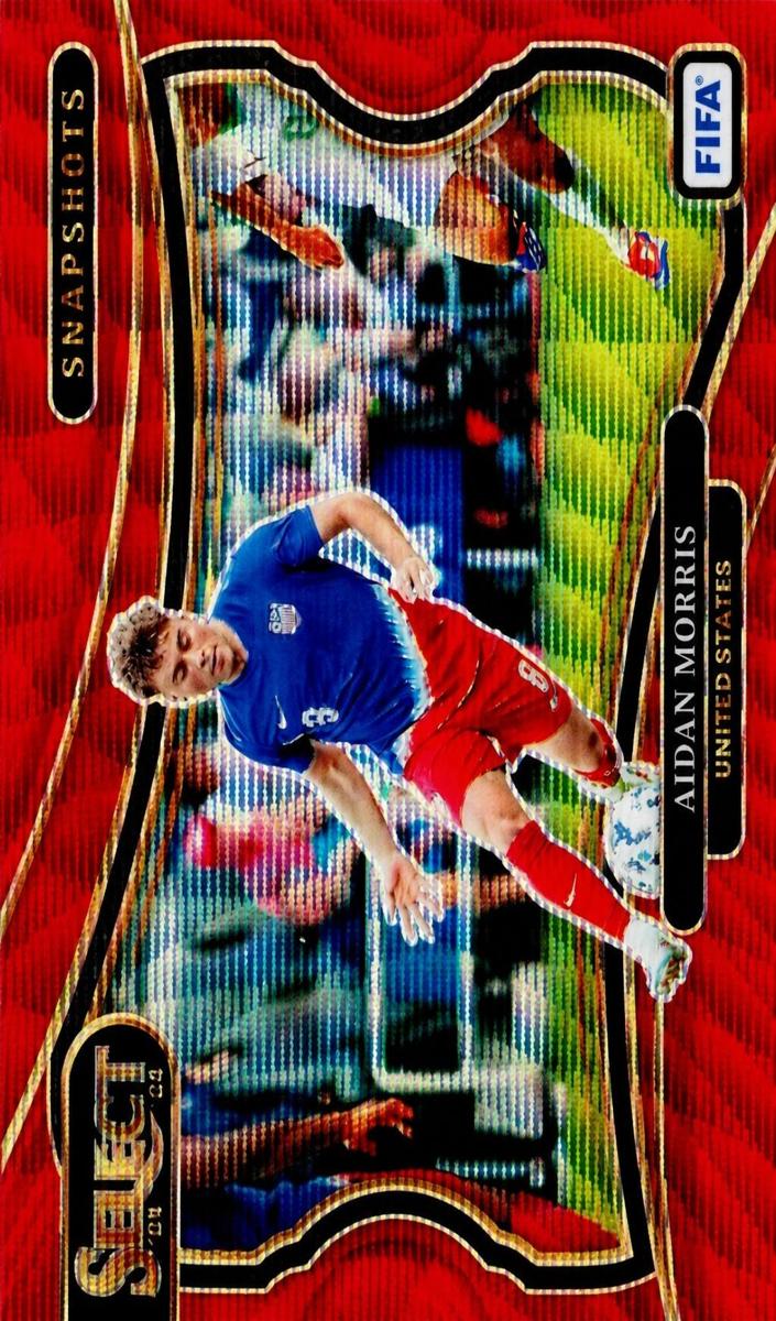 2024 Panini Select FIFA Aidan Morris [Red Wave] #3 card