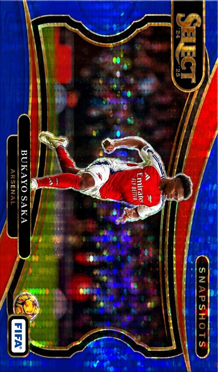 2024 Panini Select FIFA Bukayo Saka [Blue Pulsar] #12 card