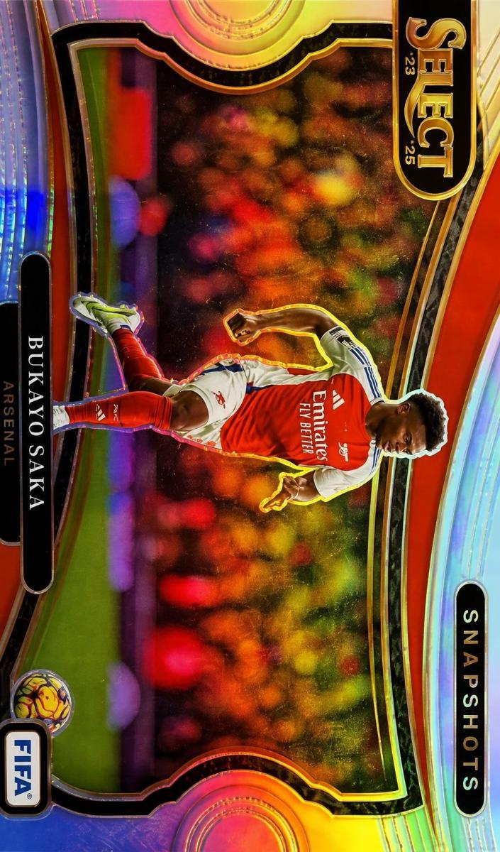 2024 Panini Select FIFA Bukayo Saka [Red Wave] #12 card