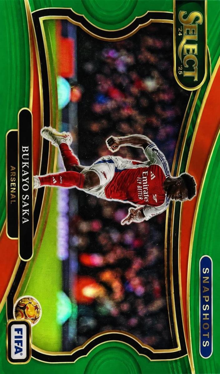 2024 Panini Select FIFA Bukayo Saka [Green] #12 card