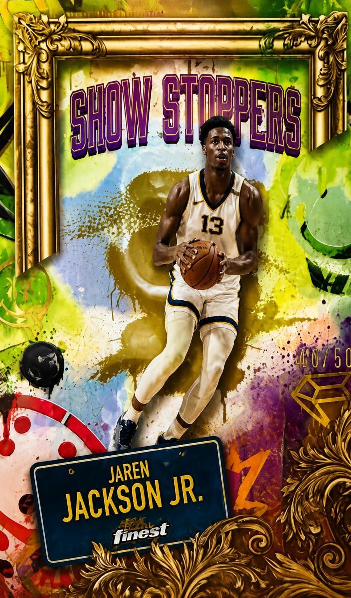 2024 Topps Finest Jaren Jackson Jr. #S-17 card