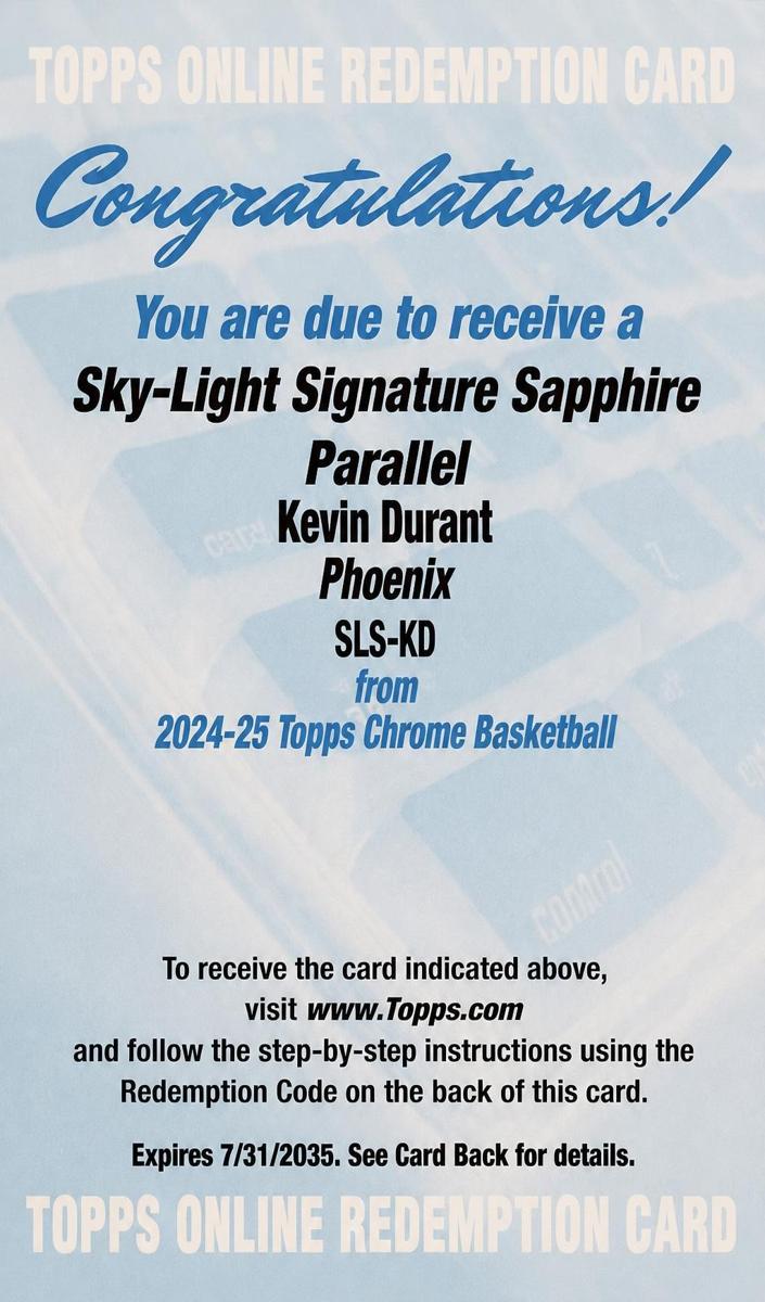 2024 Kevin Durant #SLS-KD