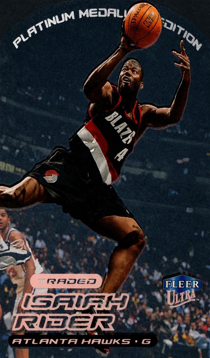 1999 Isaiah Rider [Platinum Medallion] #23