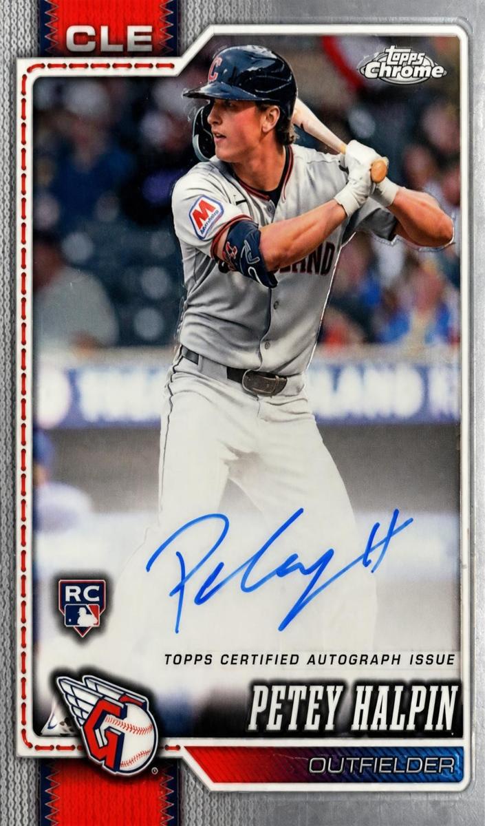 Petey Halpin 2026 Topps Chrome Baseball card