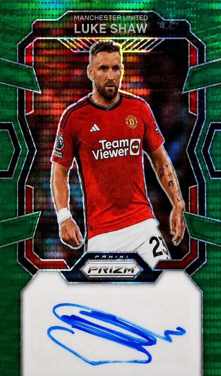2023 Panini Prizm Premier League Luke Shaw #S-LS card