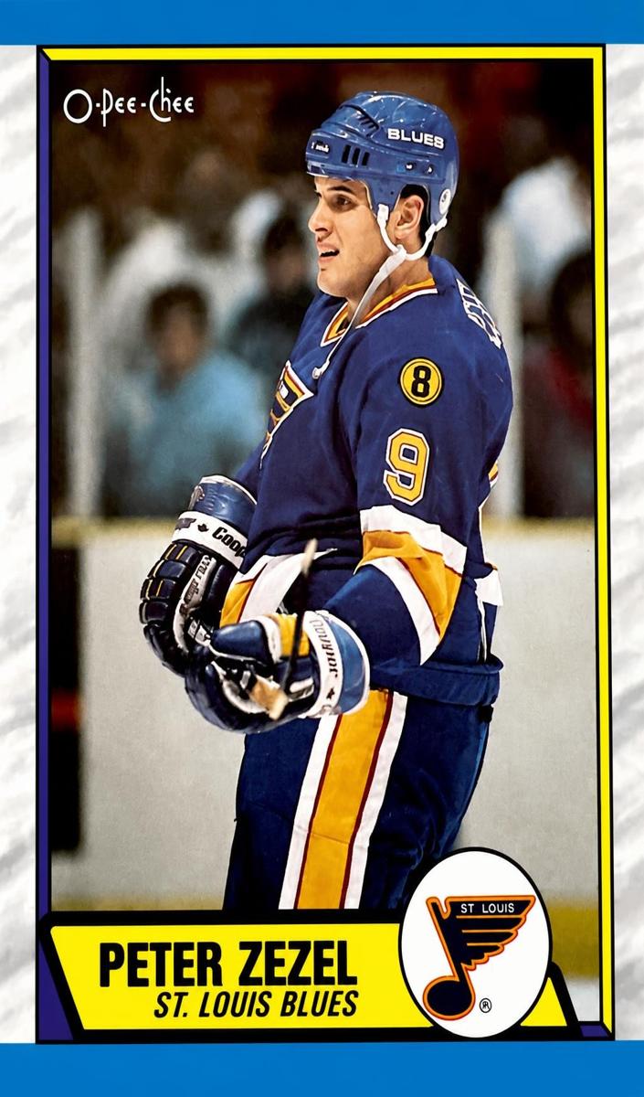 1989 O-Pee-Chee Peter Zezel #27 card