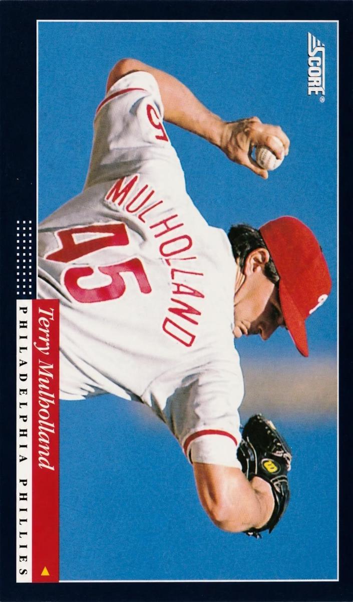 1994 Score Terry Mulholland #184 card