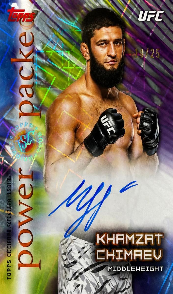 2025 Topps Stadium Club Khamzat Chimaev #PPA-KC card