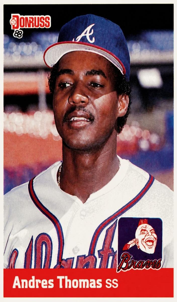 Andres Thomas 1988 Donruss Baseball