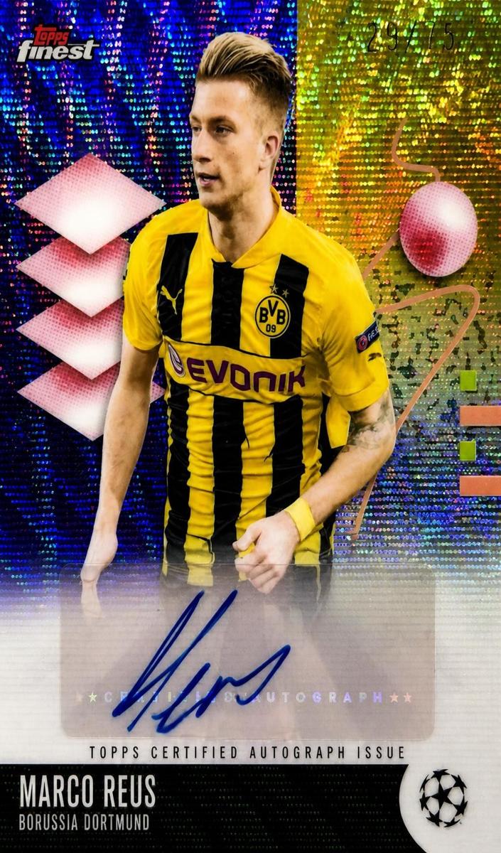 2021 Topps Finest UEFA Champions League Marco Reus #BA-MR card