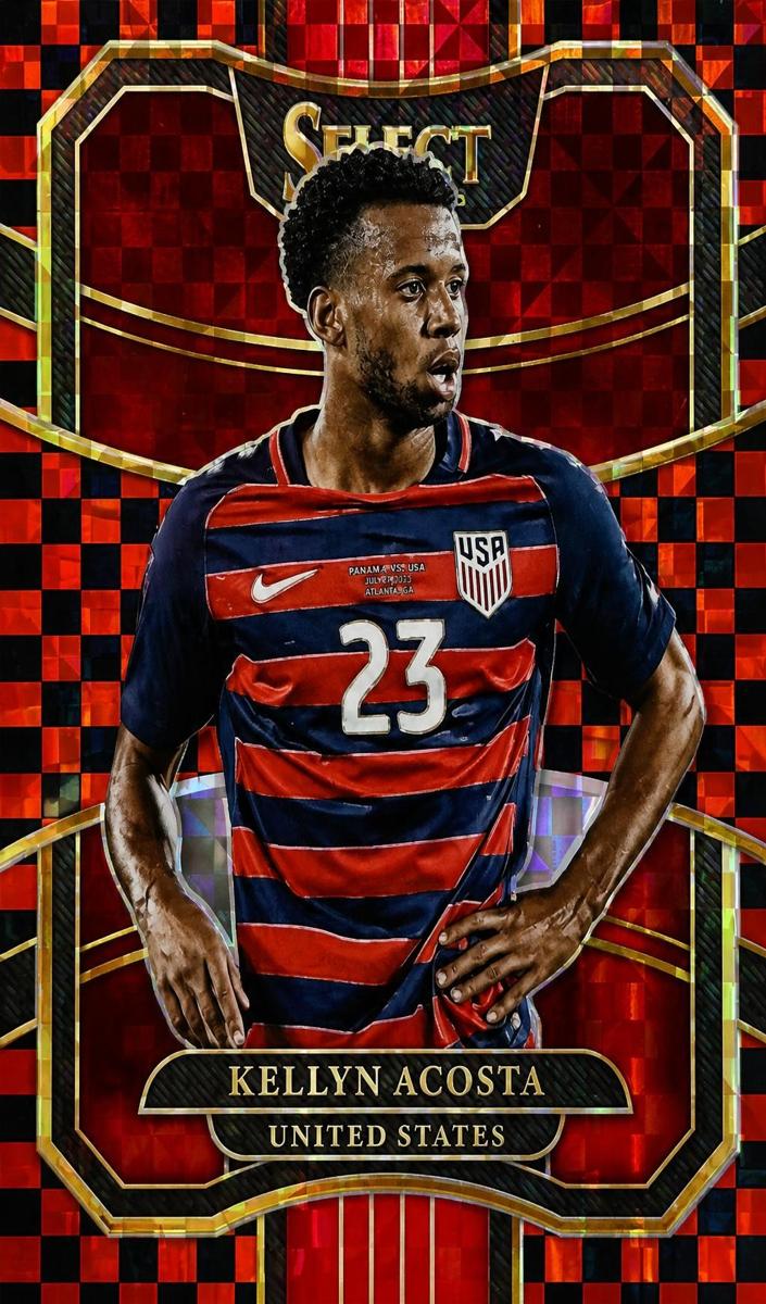 2017 Panini Select Kellyn Acosta [Checkerboard] #9 card