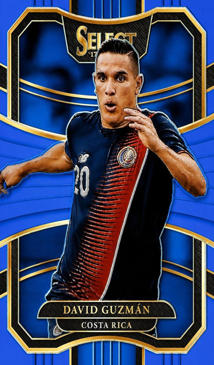 2017 Panini Select David Guzman [Blue] #56 card