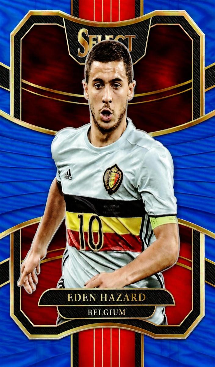 2017 Panini Select Eden Hazard [Tie-Dye] #82 card