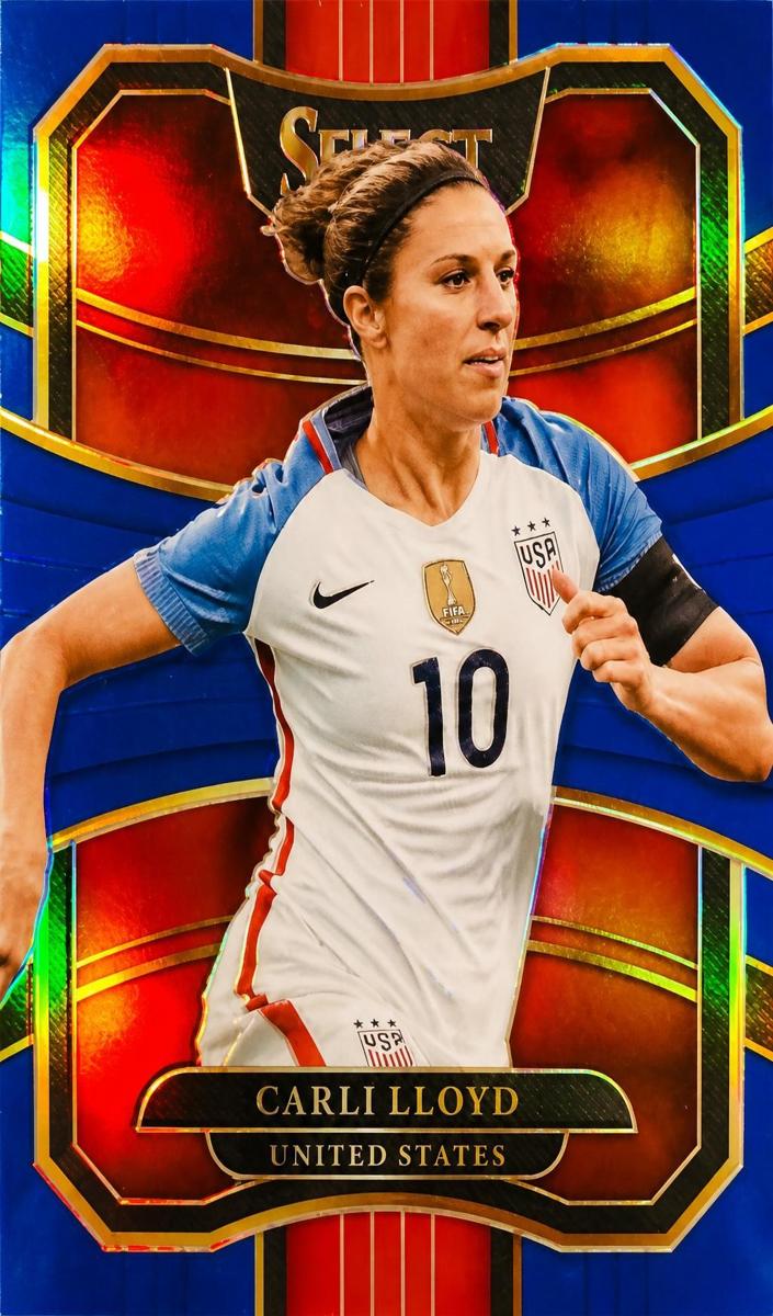 2017 Panini Select Carli Lloyd [Blue] #35 card