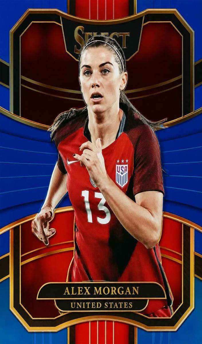 2017 Panini Select Alex Morgan [Blue] #13 card
