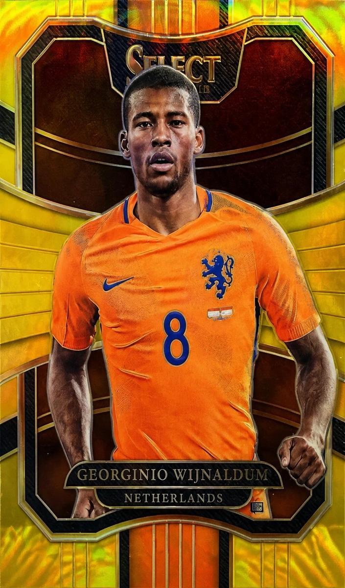 2017 Panini Select Georginio Wijnaldum [Gold] #8 card