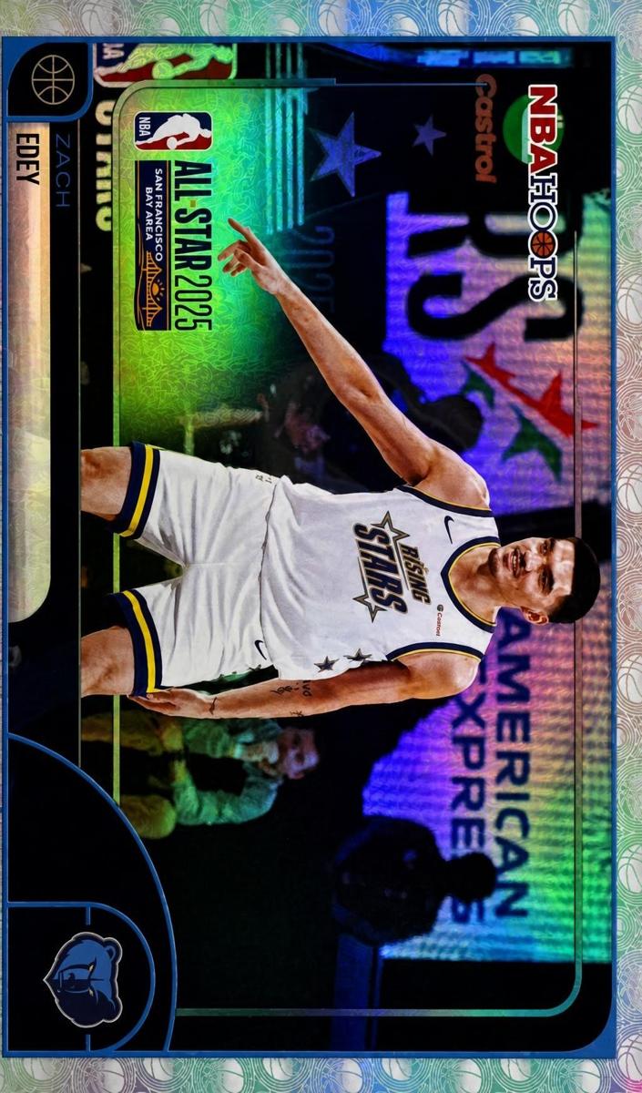 2025 Topps NBA Hoops Zach Edey #296 card