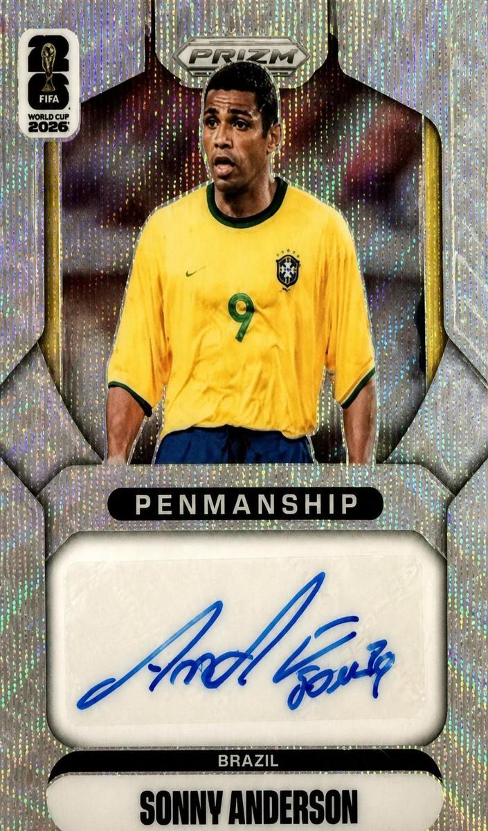 2026 Panini Prizm FIFA World Cup Sonny Anderson [Wave] #P-SA card