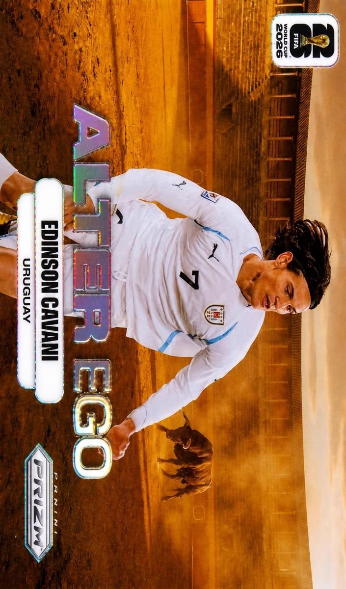 2026 Panini Prizm FIFA World Cup Edinson Cavani #9 card