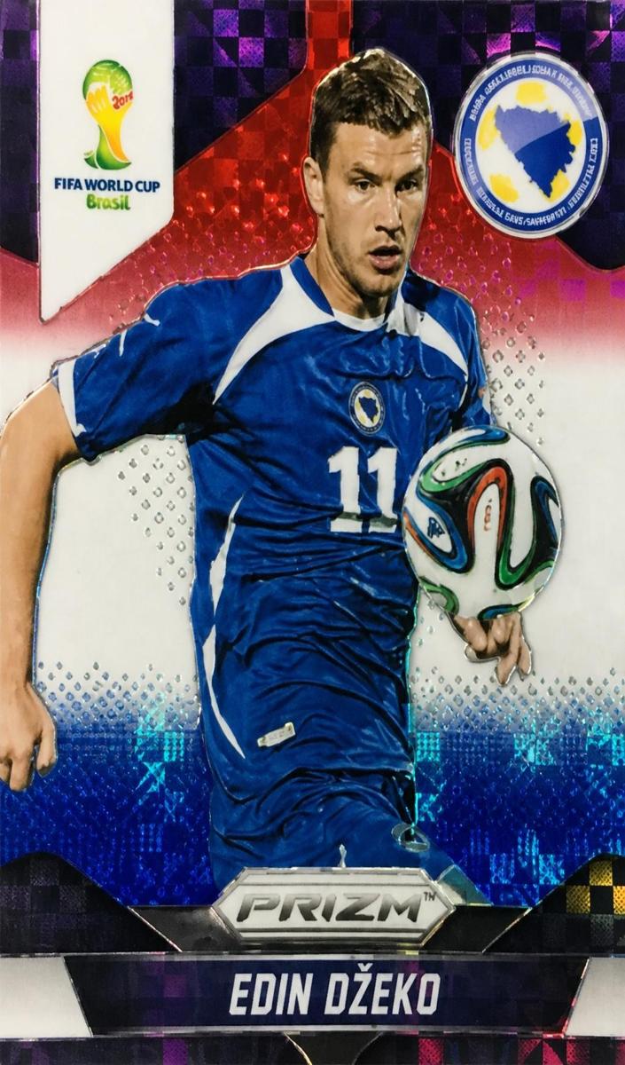 2014 Panini Prizm World Cup Edin Dzeko [Silver] #26 card
