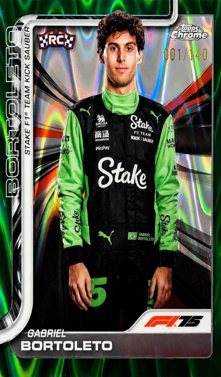 2025 Gabriel Bortoleto [Green RayWave Refractor] #20