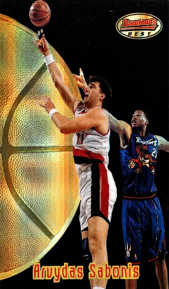 1997 Arvydas Sabonis [Atomic Refractor] #89