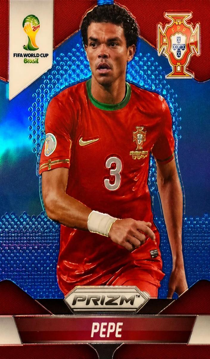 2014 Panini Prizm World Cup Pepe [Blue] #156 card