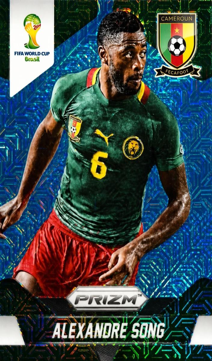 2014 Panini Prizm World Cup Alexandre Song [Blue] #38 card