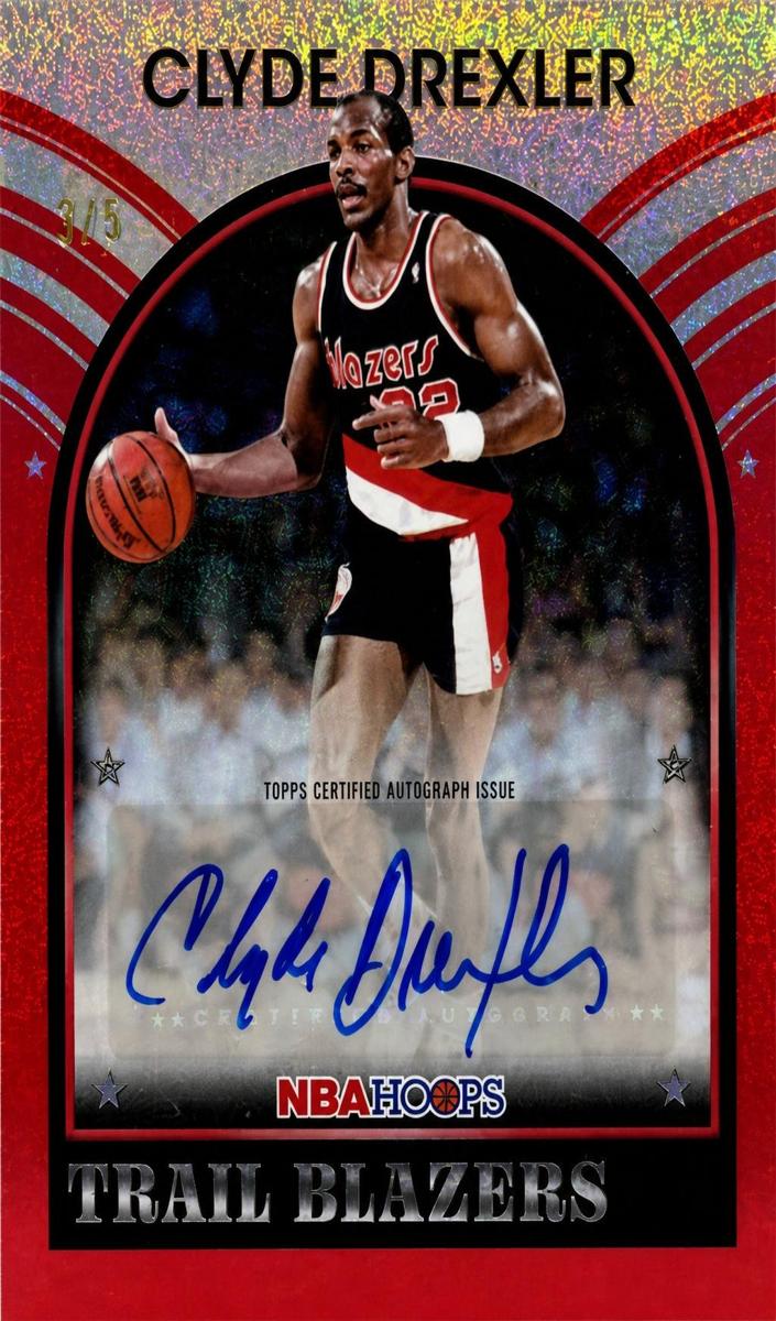 2025 Clyde Drexler [Pixel Burst Red] #89S-CD
