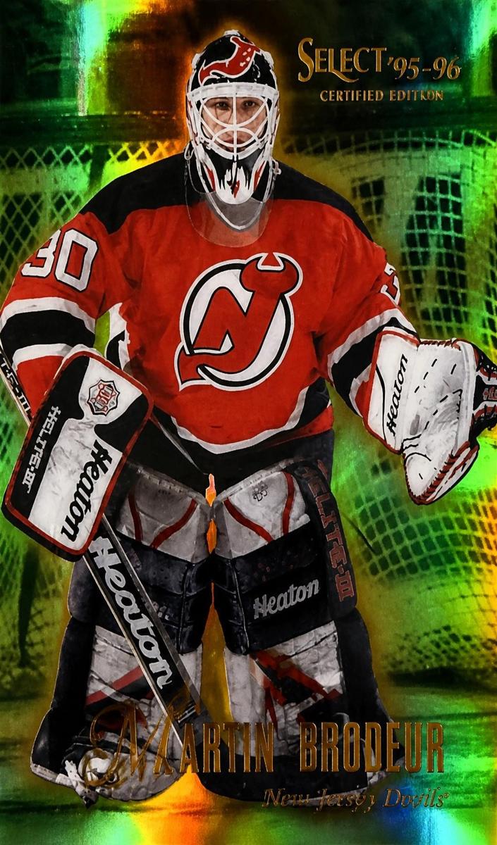 1995 Select Certified Martin Brodeur #24 card