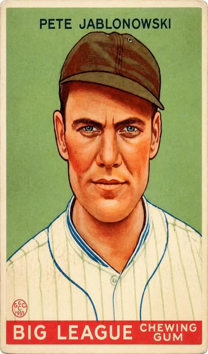 1934 Pete Jablonowski #34