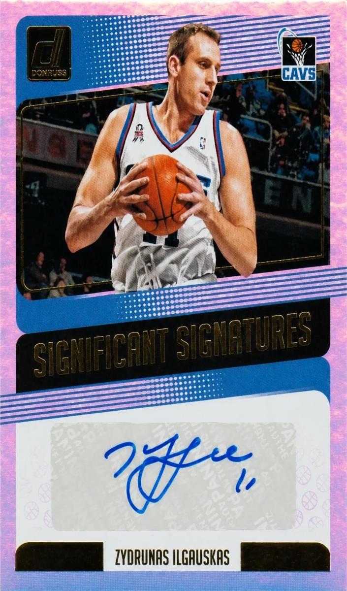 2018 Panini Donruss Zydrunas Ilgauskas #SS-ZIG card