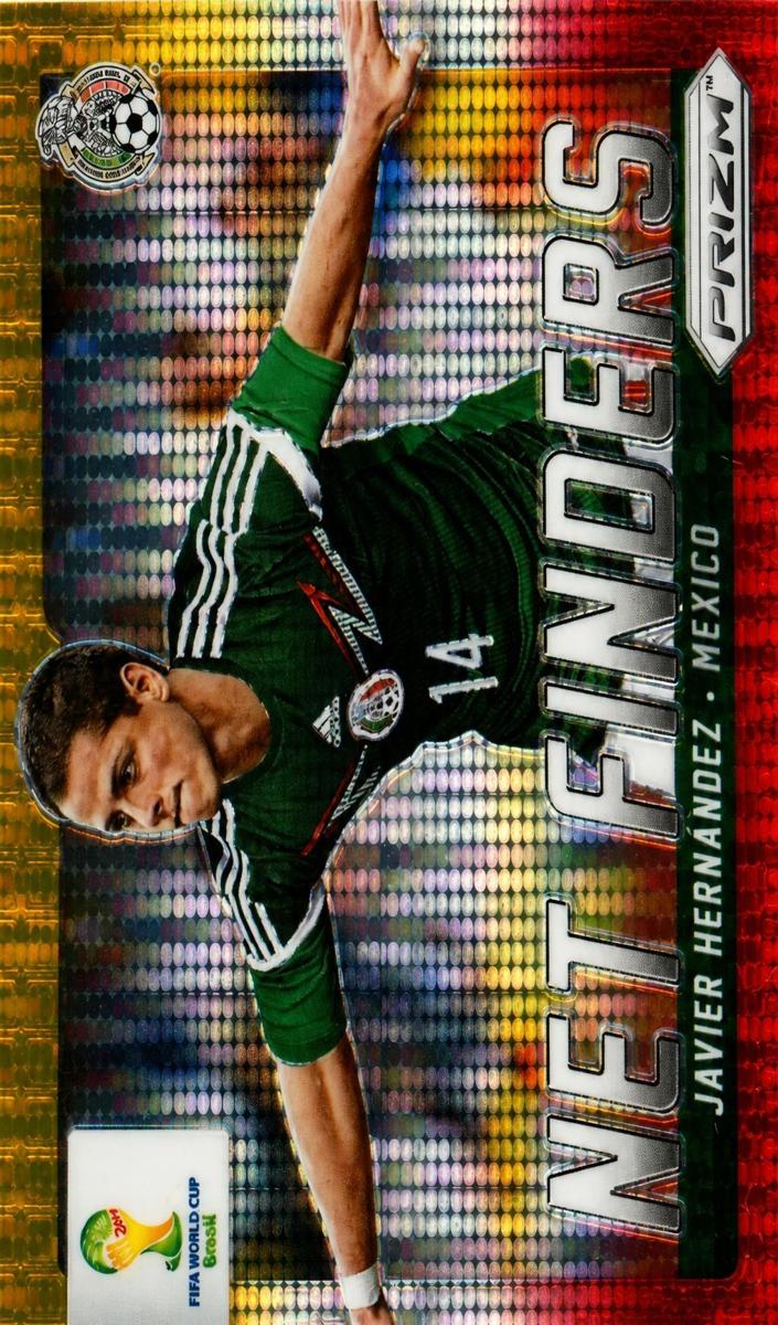 2014 Panini Prizm World Cup Javier Hernandez [Red] #19 card