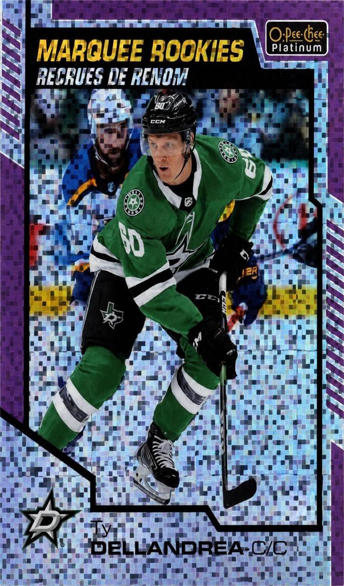 2020 O-Pee-Chee Platinum Ty Dellandrea [Violet Pixels] #167 card