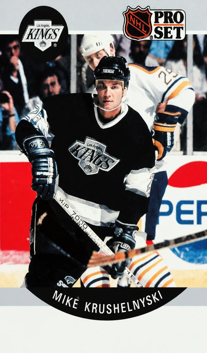 1990 Pro Set Mike Krushelnyski #121 card