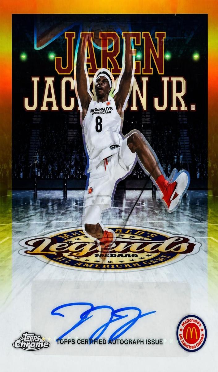 2025 Topps Chrome McDonald's All American Jaren Jackson Jr. #LA-JJ card