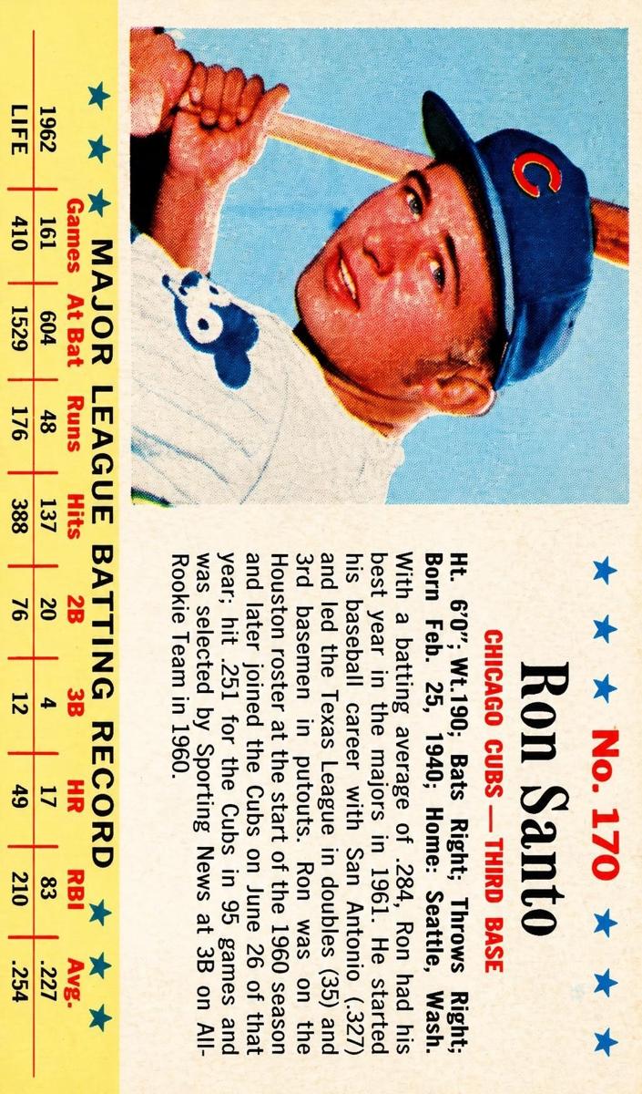 1963 Ron Santo #170
