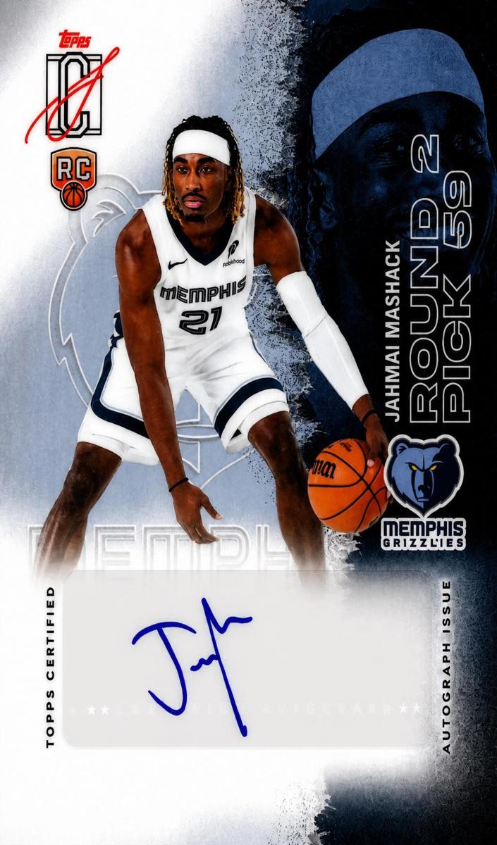 2025 Topps Signature Class Jahmai Mashack #RCC-RZ card