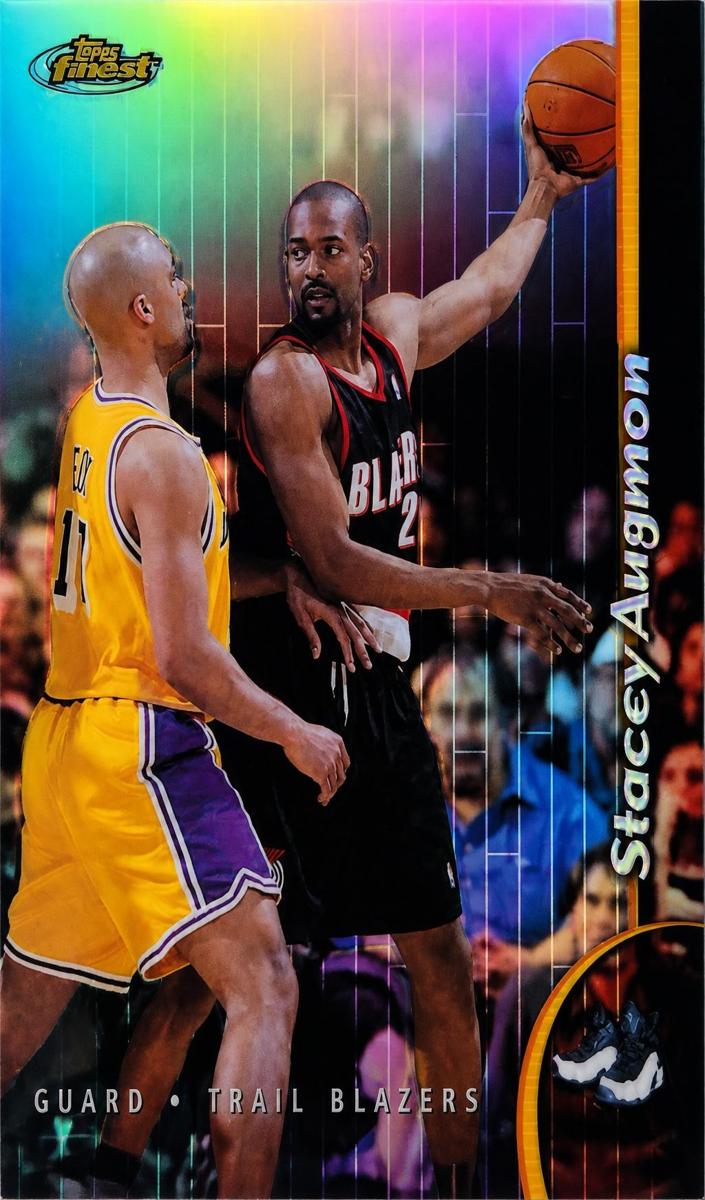 1998 Topps Finest Stacey Augmon #111 card