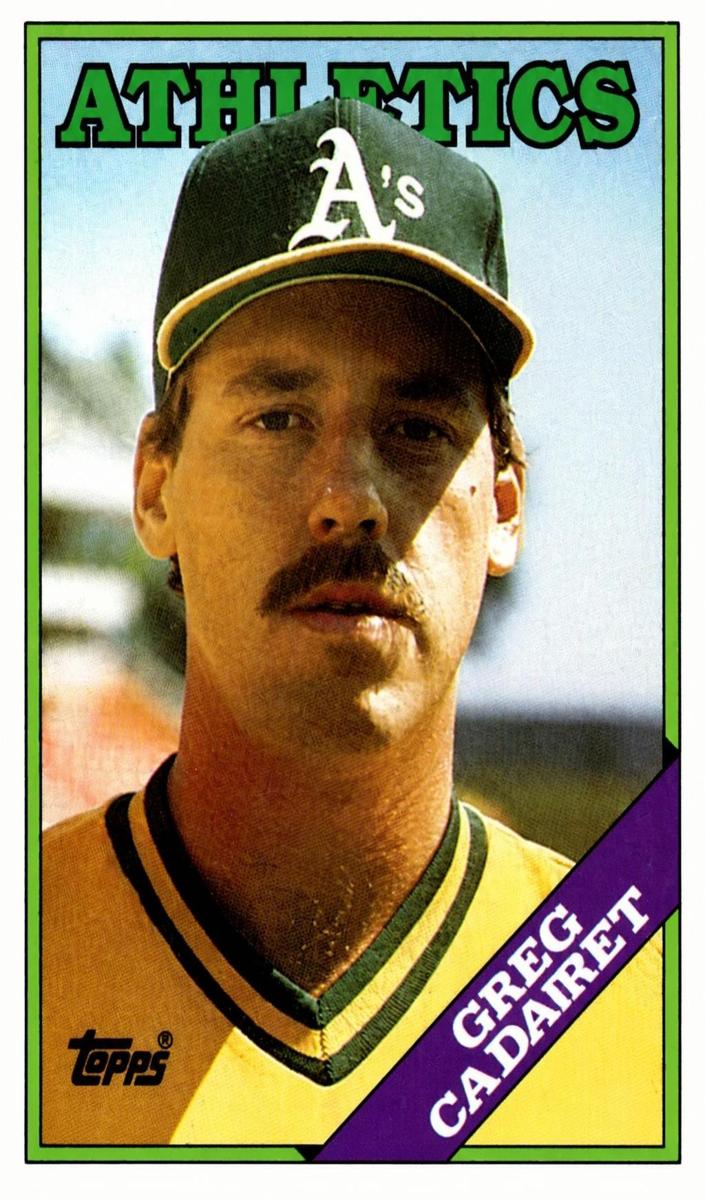 1988 Topps Greg Cadaret #328 card