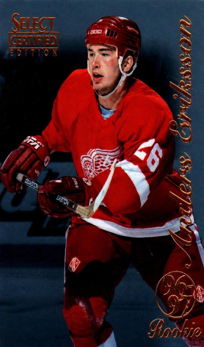 1996 Select Certified Anders Eriksson [Mirror Gold] #92 card