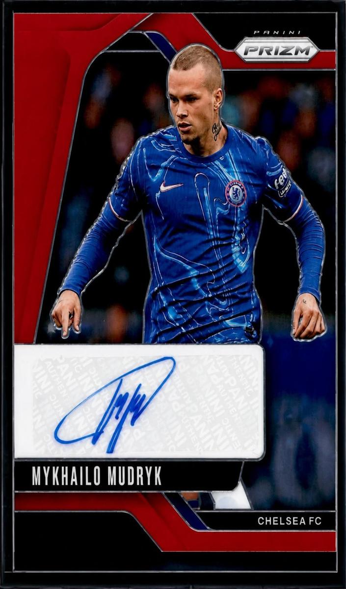 2024 Panini Prizm Premier League Mykhailo Mudryk [Red Stars] #S-MM card
