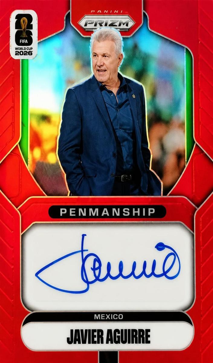 2026 Panini Prizm FIFA World Cup Javier Aguirre [Red] #P-JA card
