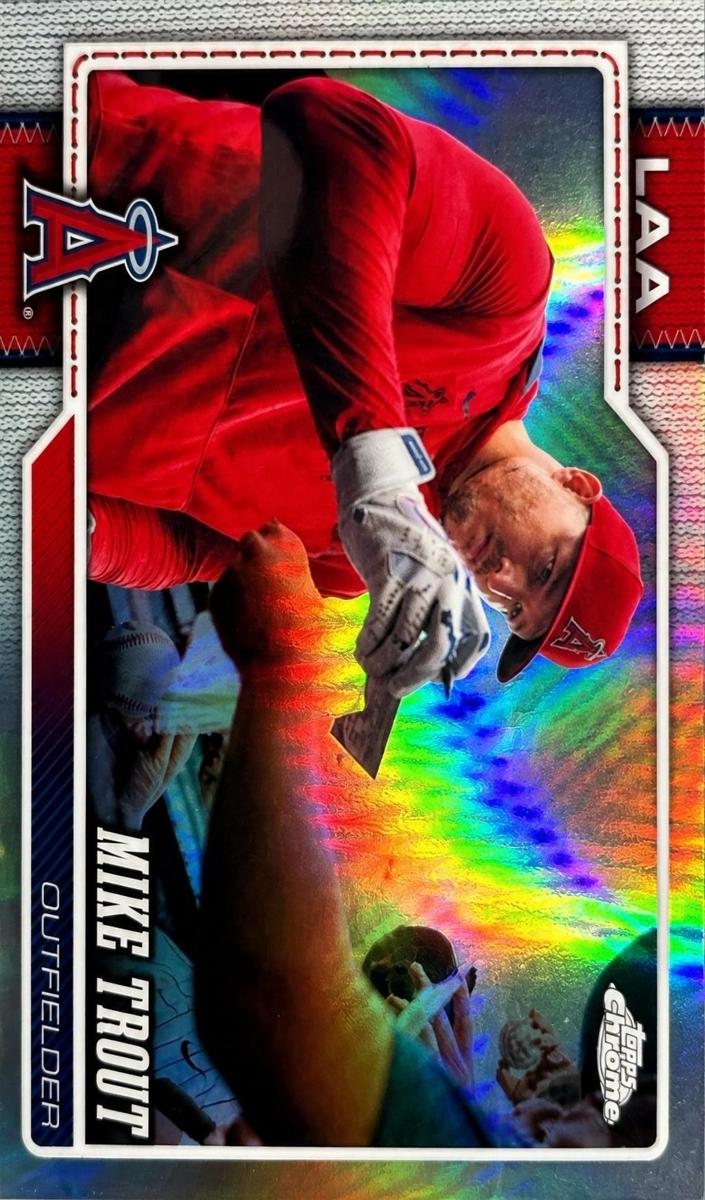 Mike Trout 2026 Topps Chrome Baseball card
