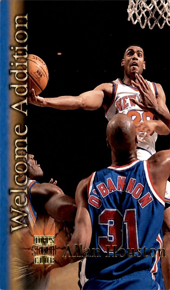 1996 Topps Stadium Club Allan Houston #WA18 card